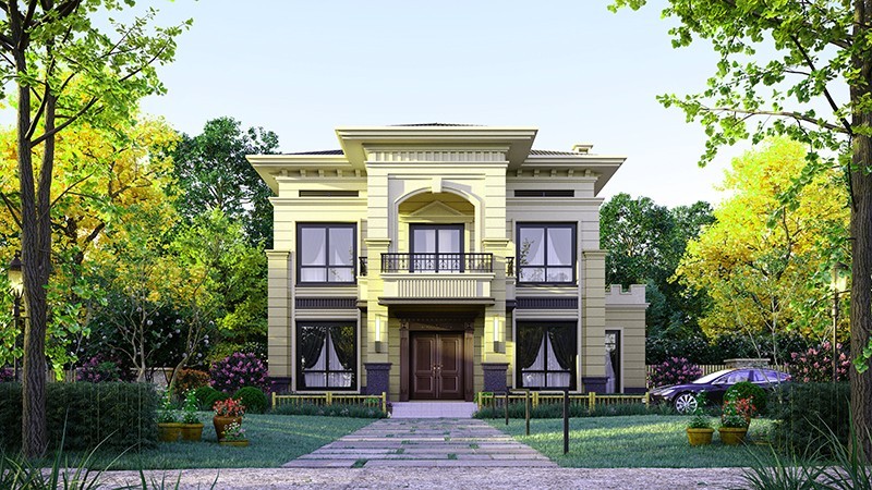 北辰乡村别墅的墙壁通常用什么砖砌？